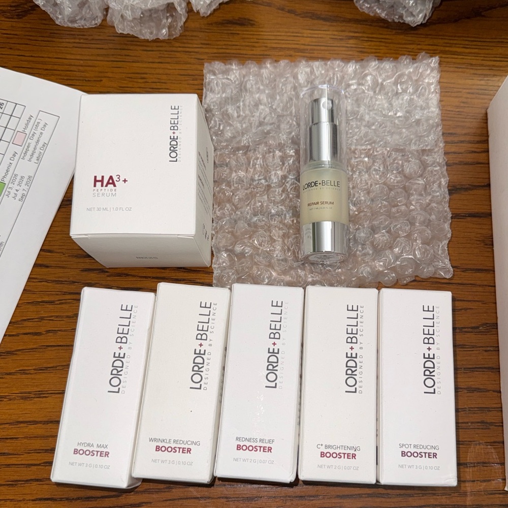 Lorde + Belle booster and serum set